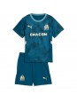 Olympique de Marseille Venkovní dres pro děti 2024-25 Krátký Rukáv (+ trenýrky)